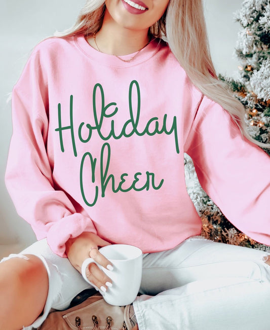 Holiday Cheer crew neck sweatshirt